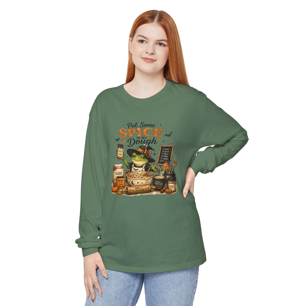 Put Some Spice in My Dough - Comfort Colors Long Sleeve Tee