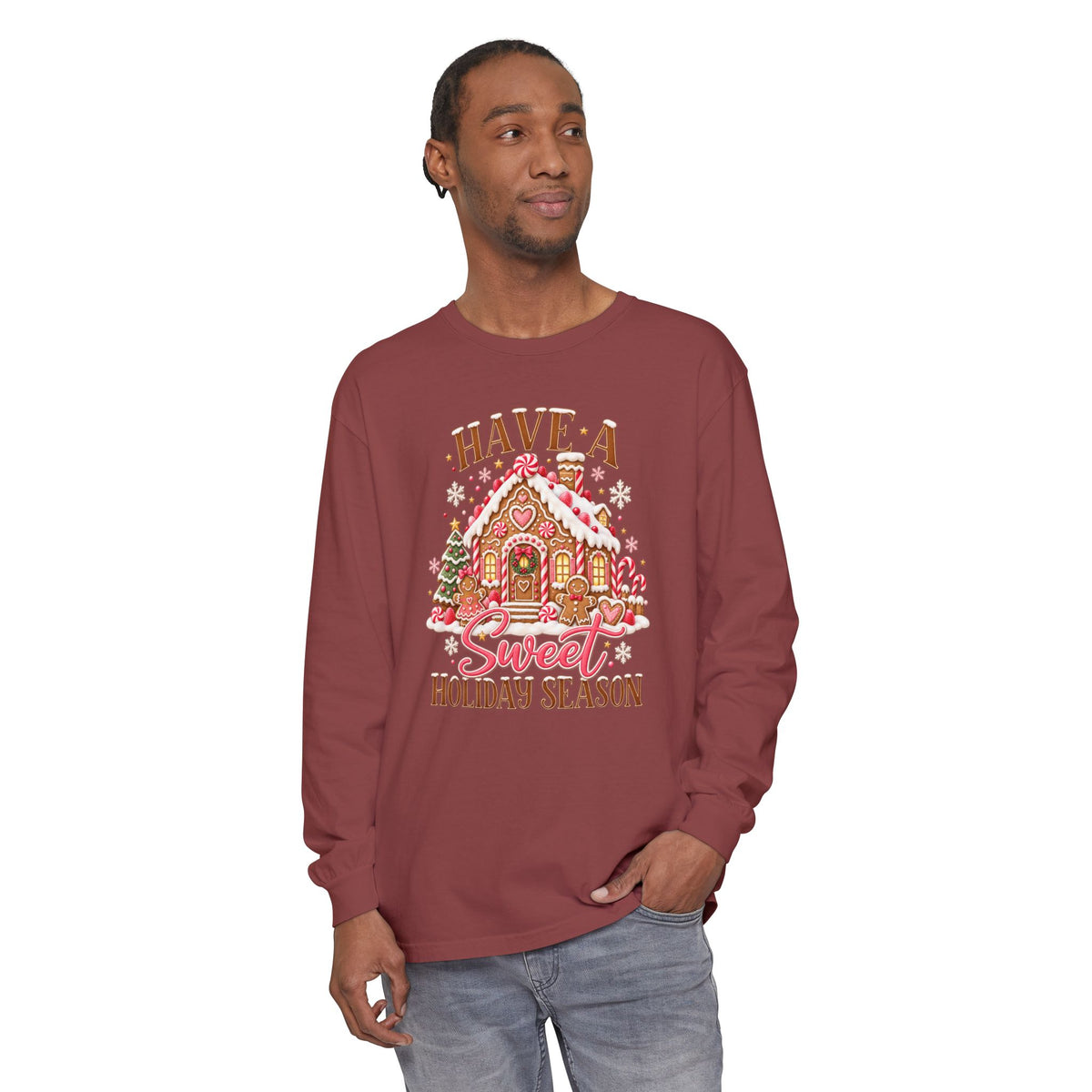 Have a Sweet Holiday Season - Comfort Colors Long Sleeve Tee