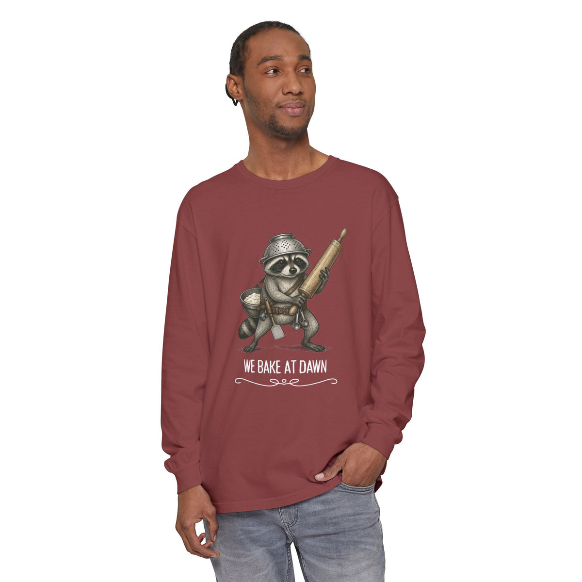 We Bake at Dawn - Comfort Colors Long Sleeve Tee