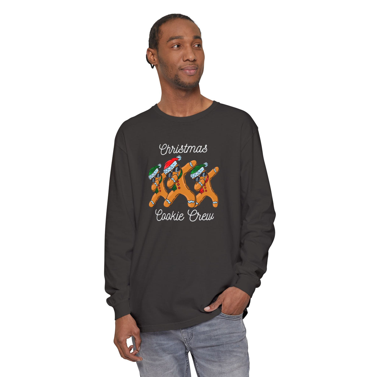 Christmas Cookie Crew - Comfort Colors Long Sleeve Tee